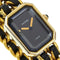 Montre Chanel Premiere Rock Quartz Plated Metal and Leather 58 Facettes konkqe