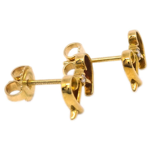 Boucles d'oreilles Tiffany & Co. Paloma Picasso - Double Loving Heart en or jaune et diamants 58 Facettes ws4gm5