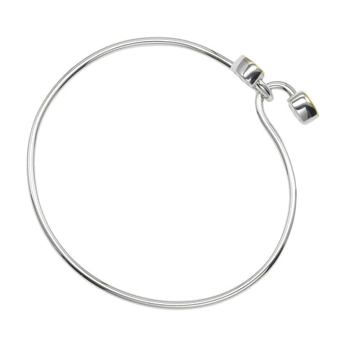 Bracelet Tiffany & Co. Double Heart Lock - Bracelet en argent et or jaune 58 Facettes s3dhie