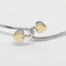 Bracelet Tiffany & Co. Double Heart Lock - Bracelet en argent et or jaune 58 Facettes s3dhie
