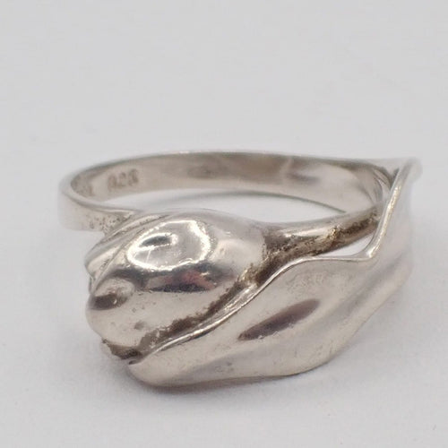 Bague 47 Tiffany & Co. Tulipe - Bague en argent 925 58 Facettes i7bl4qwr5o