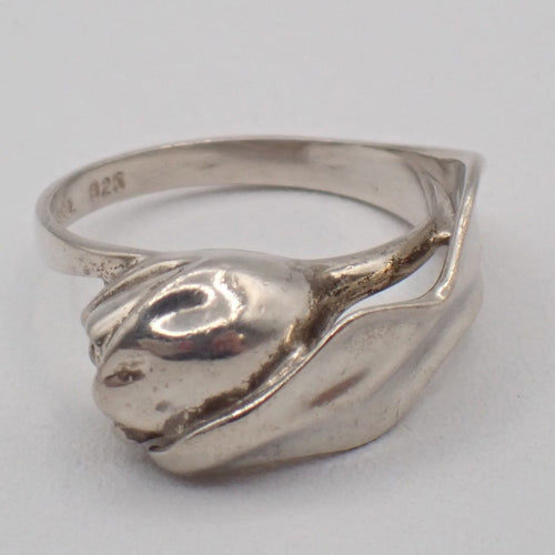 Bague 47 Tiffany & Co. Tulipe - Bague en argent 925 58 Facettes i7bl4qwr5o