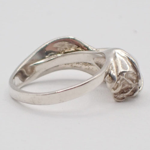 Bague 47 Tiffany & Co. Tulipe - Bague en argent 925 58 Facettes i7bl4qwr5o