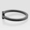 Bracelet Tiffany & Co. T Square - Bracelet en acier noir 58 Facettes b28ars