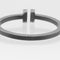 Bracelet Tiffany & Co. T Square - Bracelet en acier noir 58 Facettes b28ars