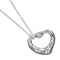 Pendentif Tiffany & Co. Elsa Peretti - Pendentif Open Heart en argent et saphir rose 58 Facettes x5jdsq
