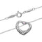 Pendentif Tiffany & Co. Elsa Peretti - Pendentif Open Heart en argent et saphir rose 58 Facettes x5jdsq