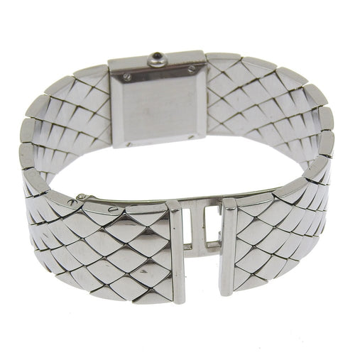 Montre Chanel Matelassé - Montre quartz acier et diamants 58 Facettes cgstjh