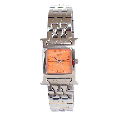 Montre Hermès Heure H - Montre quartz en acier inoxydable 58 Facettes pzl21d