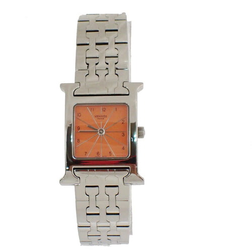 Montre Hermès Heure H - Montre quartz en acier inoxydable 58 Facettes pzl21d