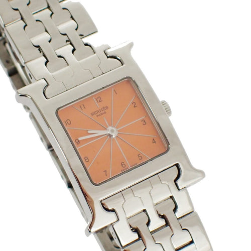 Montre Hermès Heure H - Montre quartz en acier inoxydable 58 Facettes pzl21d