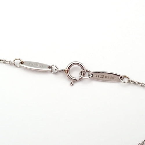 Collier Tiffany & Co. Elsa Peretti Diamonds by the Yard - Collier en platine diamant 58 Facettes j0dmio