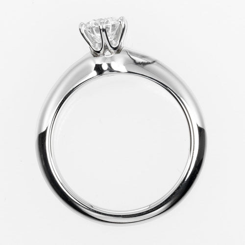 Bague 48 Tiffany & Co. - Bague solitaire Tiffany Setting en platine et diamant 58 Facettes s4huzq