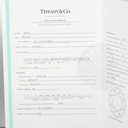 Bague 48 Tiffany & Co. - Bague solitaire Tiffany Setting en platine et diamant 58 Facettes s4huzq