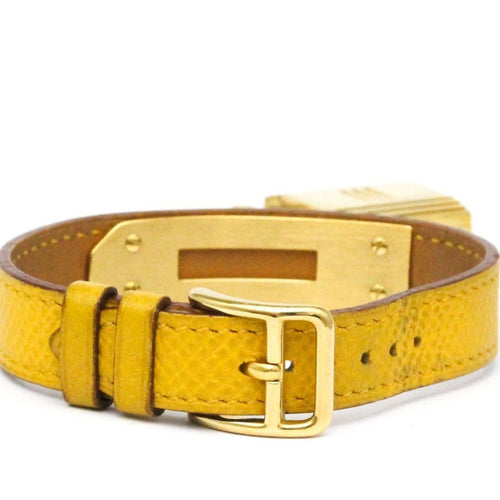 Montre Hermès Kelly - Montre quartz en métal plaqué or et cuir 58 Facettes kll905qgq4