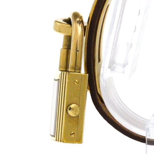 Montre Hermès Kelly - Montre quartz en métal plaqué or et cuir 58 Facettes kll905qgq4