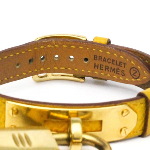 Montre Hermès Kelly - Montre quartz en métal plaqué or et cuir 58 Facettes kll905qgq4