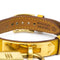 Montre Hermès Kelly - Montre quartz en métal plaqué or et cuir 58 Facettes kll905qgq4
