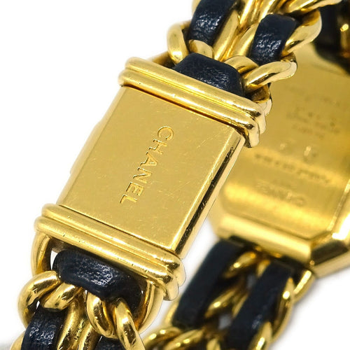 Montre Chanel - Montre Première Rock quartz en métal plaqué or et cuir 58 Facettes wx538x