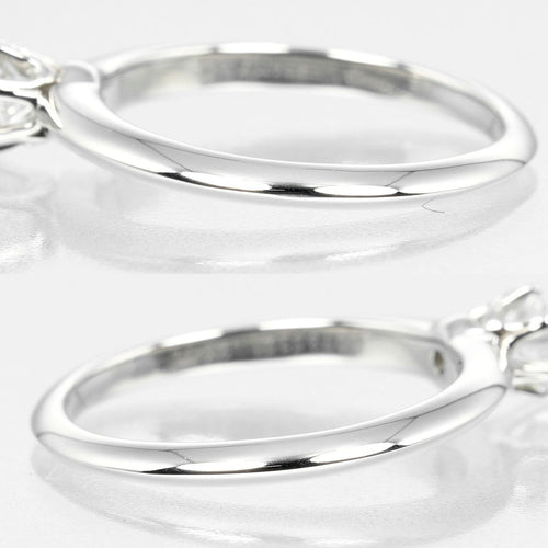 Bague 49 Tiffany & Co. Tiffany Setting - Bague solitaire en platine et diamant 58 Facettes q98j35