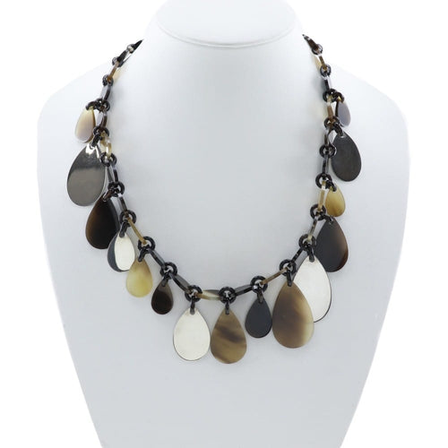 Hermès - Collier en corne et corne de buffle