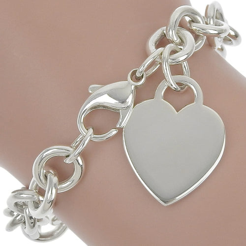 Bracelet Tiffany & Co. Return to Tiffany - Bracelet Heart Tag en argent 58 Facettes hecdn7