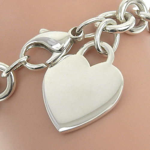 Bracelet Tiffany & Co. Return to Tiffany - Bracelet Heart Tag en argent 58 Facettes hecdn7