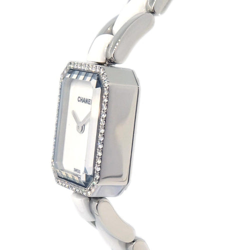 Montre Chanel - Montre Première Mini quartz en acier inoxydable et céramique 58 Facettes yhpjoy
