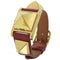 Montre Hermès Medor - Montre quartz en métal plaqué or et cuir 58 Facettes uuup2f