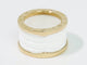 Bague 49 Bvlgari B.Zero1 - Bague trois bandes en or jaune et céramique 58 Facettes lud6fod17y