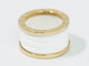 Bague 49 Bvlgari B.Zero1 - Bague trois bandes en or jaune et céramique 58 Facettes lud6fod17y