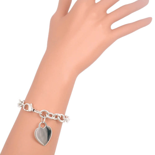 Bracelet Tiffany & Co. - Bracelet Return to Tiffany Heart Tag en argent sterling 58 Facettes qzc20w