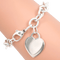 Bracelet Tiffany & Co. Return to Tiffany - Bracelet Heart Tag en argent 58 Facettes qzc20w