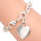 Bracelet Tiffany & Co. Return to Tiffany - Bracelet Heart Tag en argent 58 Facettes qzc20w