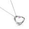 Pendentif Tiffany & Co. Elsa Peretti - Pendentif Open Heart en argent et saphir rose 58 Facettes rkc4e0