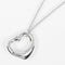 Pendentif Tiffany & Co. Elsa Peretti - Pendentif Open Heart en argent et saphir rose 58 Facettes rkc4e0