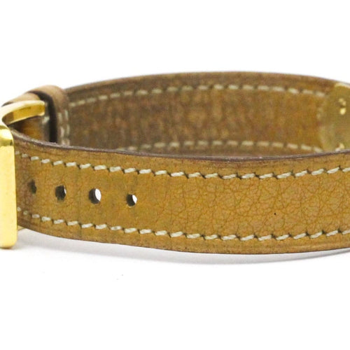 Montre Hermès Kelly - Montre quartz en métal plaqué or et cuir 58 Facettes tnczl5zfcg
