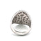 Bague 54 Bague moderne en or blanc 18 ct avec diamants 58 Facettes 131/26 C