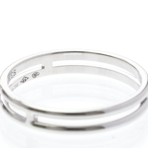 Bague 58 Hermès Ariane - Alliance en or blanc 18K 58 Facettes r7mobb37x8