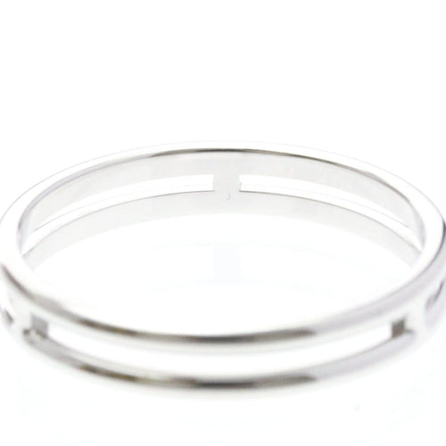 Bague 58 Hermès Ariane - Alliance en or blanc 18K 58 Facettes r7mobb37x8