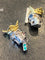 Boutons de manchette Boutons de manchette - Têtes de mort en or gris et or jaune 750 58 Facettes 180109/29