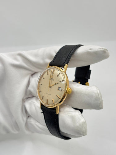 Montre Omega Genève - Montre automatique en or jaune 18K 58 Facettes 1793