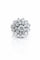 Bague 47 Bague marguerite vintage en or blanc 750 et diamants 58 Facettes Bague