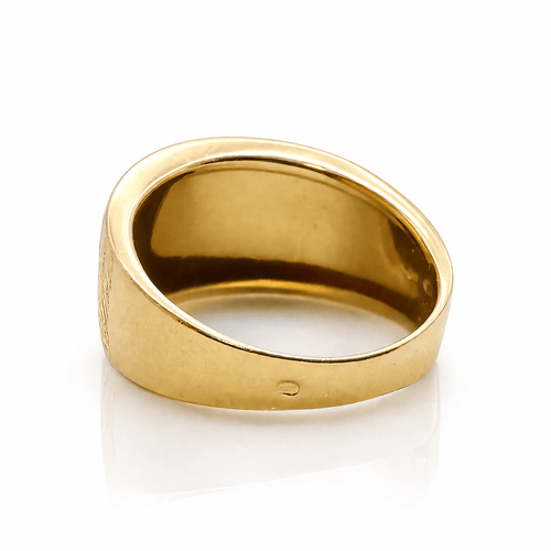Bague 64 Bague facettée en or jaune 18 carats 58 Facettes Bague facettée en or 18 carats