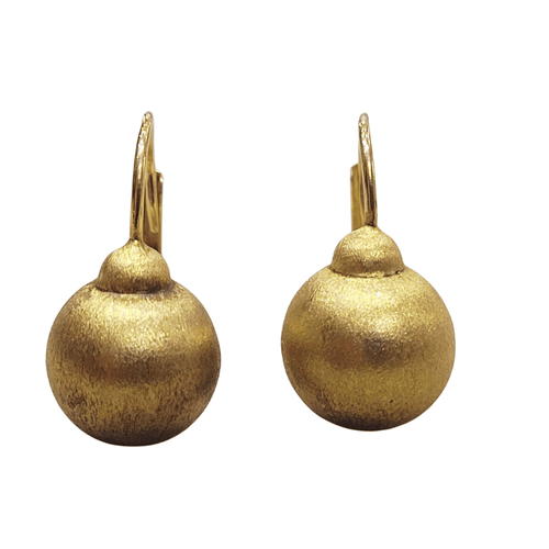 Boucles d'oreilles Boucles d’oreilles - Dormeuses en or jaune 18k 58 Facettes PE7