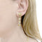 Boucles d'oreilles Boucles d'oreilles Roberto Coin, or rose, diamants, émail. 58 Facettes 35543