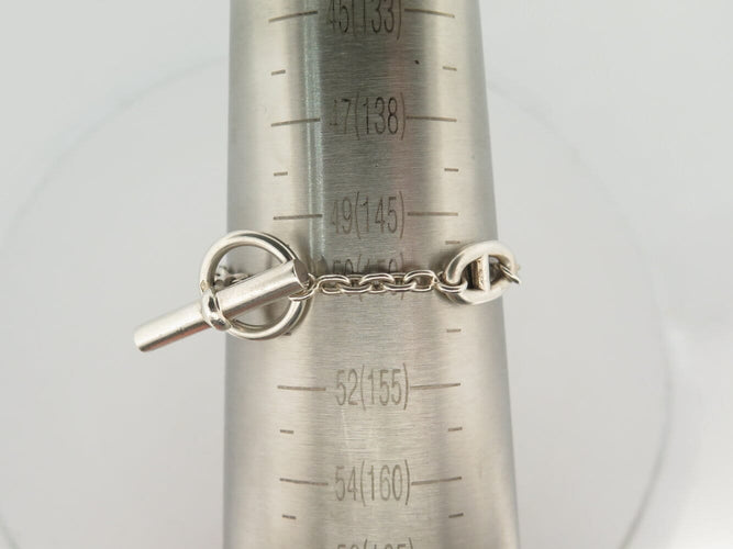 Bracelet Hermès Chaine d'Ancre Farandole - Bracelet en argent massif 925, 15 cm 58 Facettes 274246