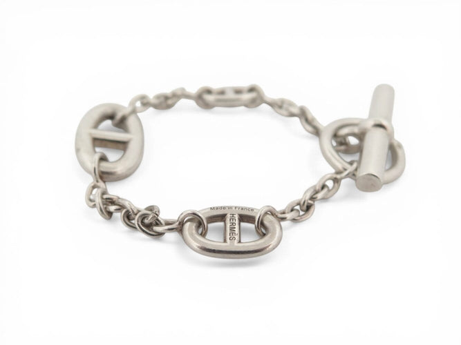 Bracelet Hermès Chaine d'Ancre Farandole - Bracelet en argent massif 925, 15 cm 58 Facettes 274246