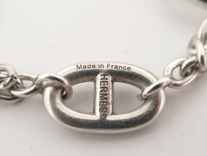 Bracelet Hermès Chaine d'Ancre Farandole - Bracelet en argent massif 925, 15 cm 58 Facettes 274246