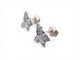 Boucles d'oreilles Mauboussin Tu es la sublime fleur de ma vie - Boucles d’oreilles en or blanc 18k et saphir 58 Facettes 274234